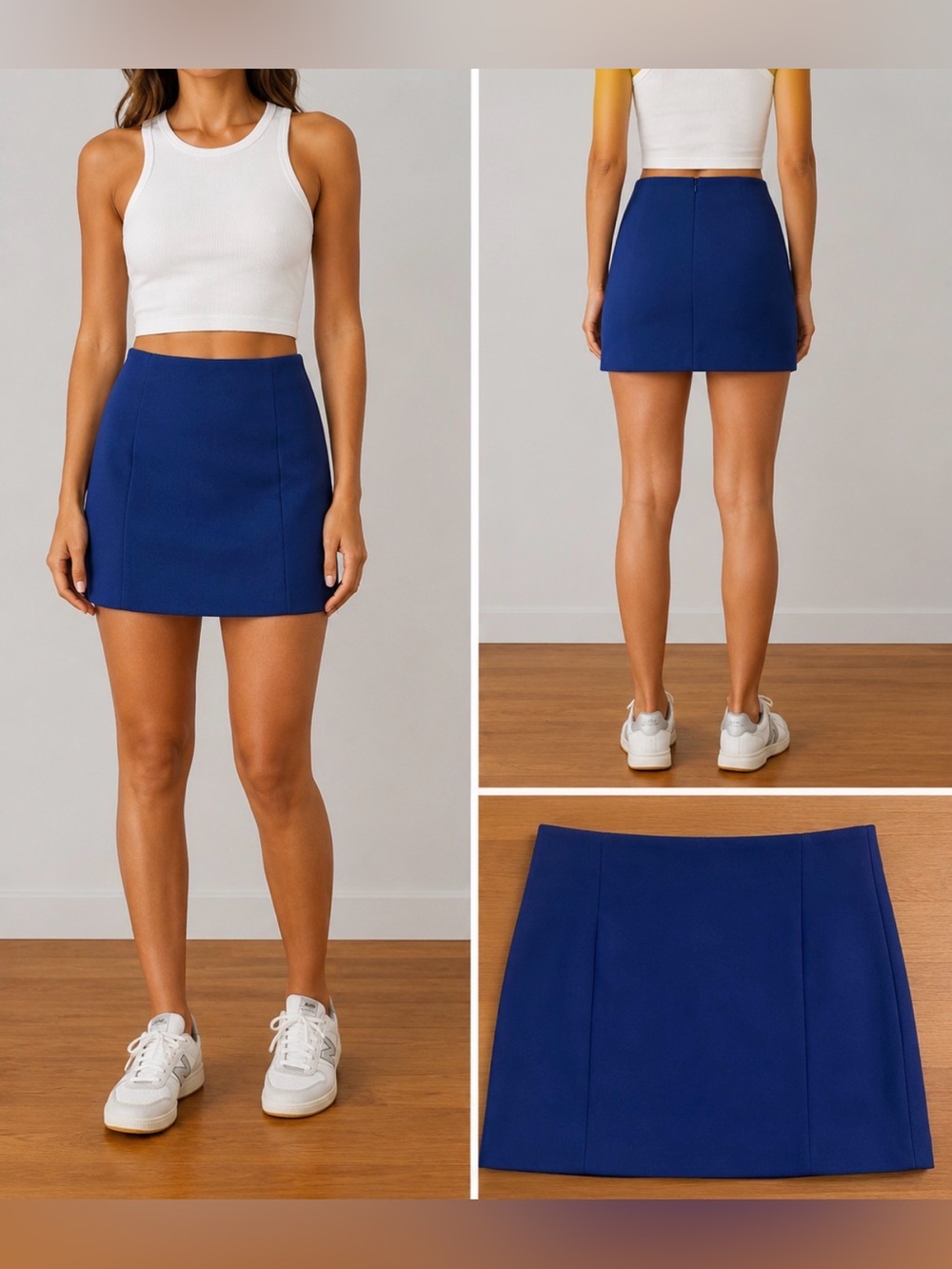 Zara Cobalt Blue Skirt